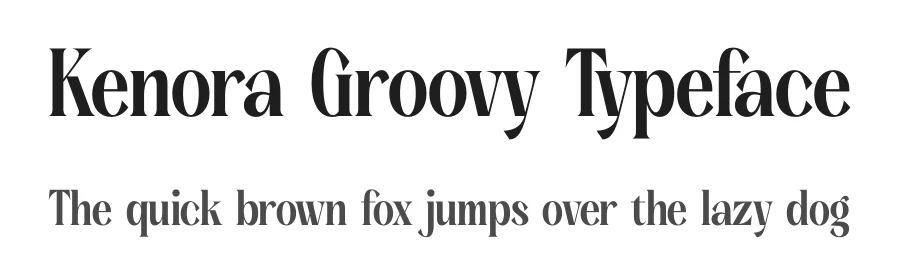 Kenora Groovy Typeface by timelesstype.co — Display Font