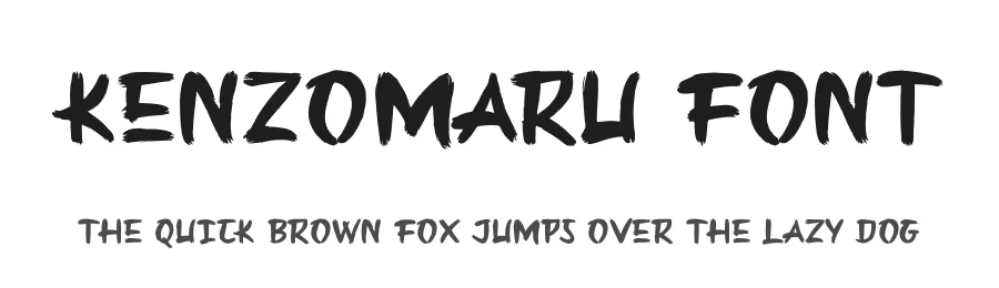 Kenzomaru Font by Almarkha Type — Script Handwritten Font