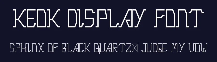 Keok Display Font by nihstudio — Sans Serif Font — thumbnail 2