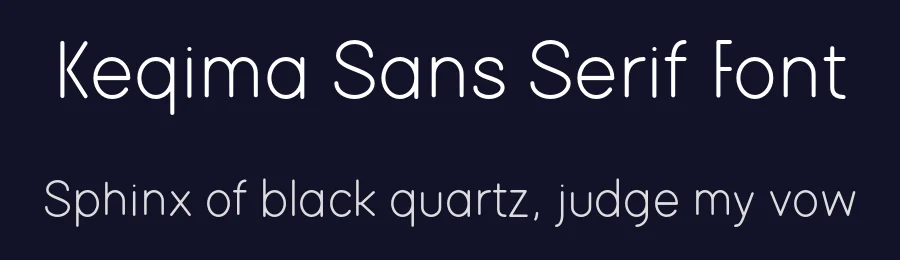 Keqima Sans Serif Font by Seemly Fonts — Sans Serif Font — thumbnail 2