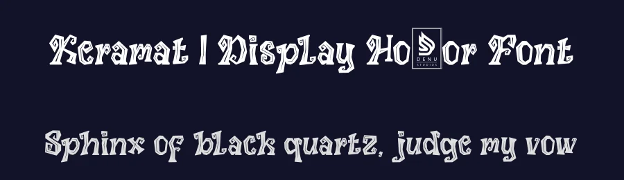 Keramat | Display Horror Font by Gracetypestudio — Display Font — thumbnail 2