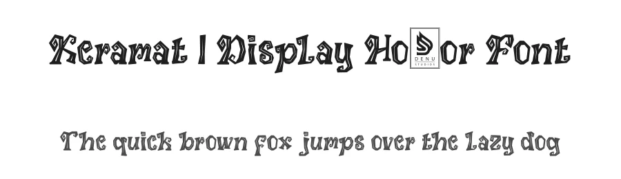 Keramat | Display Horror Font by Gracetypestudio — Display Font
