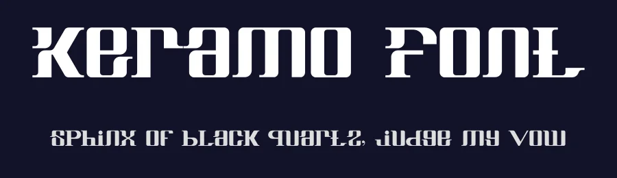 Keramo Font by albert_kalingga — Display Font — thumbnail 2