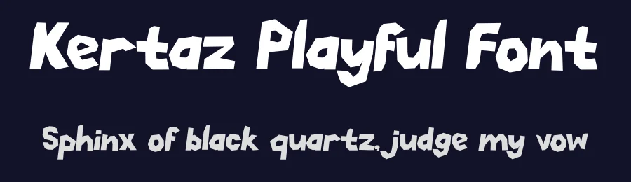 Kertaz Playful Font by Tokokoo — Display Font — thumbnail 2
