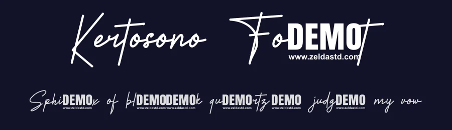 Kertosono Font by didiksaputra — Script Handwritten Font — thumbnail 2