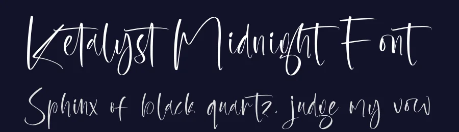 Ketalyst Midnight Font by letterenastudios — Script Handwritten Font — thumbnail 2