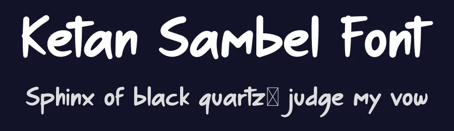 Ketan Sambel Font by didiksaputra — Decorative Font — thumbnail 2