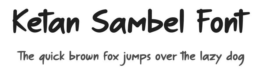 Ketan Sambel Font by didiksaputra — Decorative Font