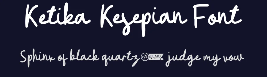 Ketika Kesepian Font by nihstudio — Decorative Font — thumbnail 2
