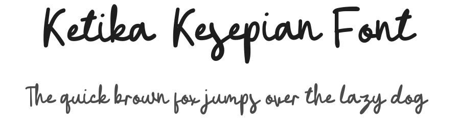 Ketika Kesepian Font by nihstudio — Decorative Font