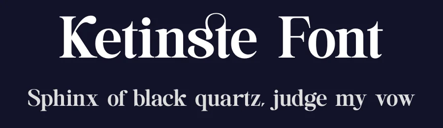 Ketinste Font by TypeLogue — Serif Font — thumbnail 2