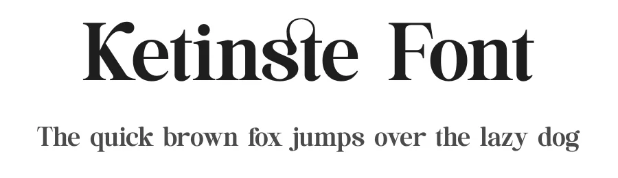 Ketinste Font by TypeLogue — Serif Font
