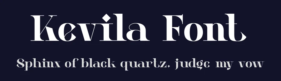 Kevila Font by Rismatype — Display Font — thumbnail 2
