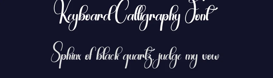 Keyboard Calligraphy Font by andikastudio — Script Handwritten Font — thumbnail 2