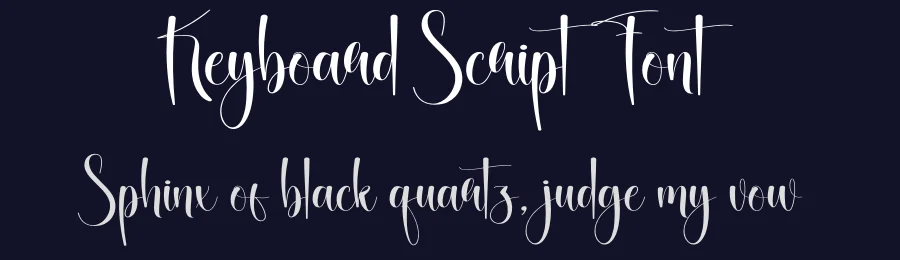 Keyboard Script Font by creativeletter — Script Handwritten Font — thumbnail 2
