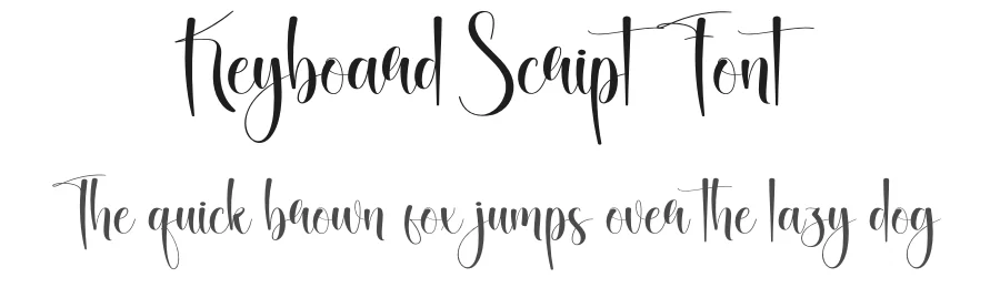 Keyboard Script Font by creativeletter — Script Handwritten Font