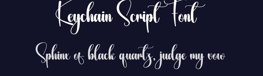 Keychain Script Font by creativeletter — Script Handwritten Font — thumbnail 2