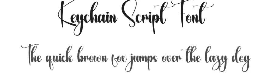 Keychain Script Font by creativeletter — Script Handwritten Font