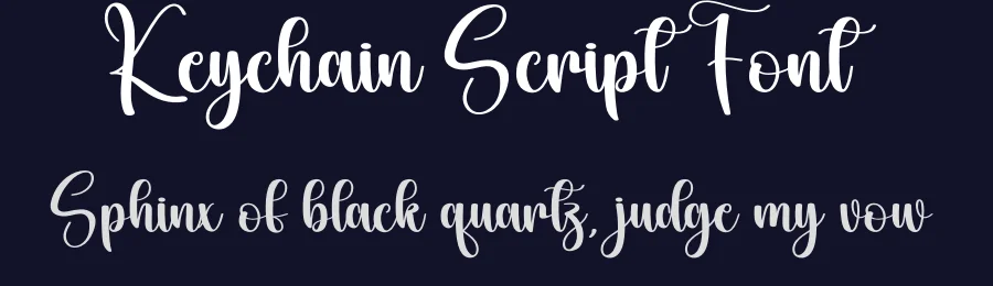 Keychain Script Font by creativeletter — Script Handwritten Font — thumbnail 2