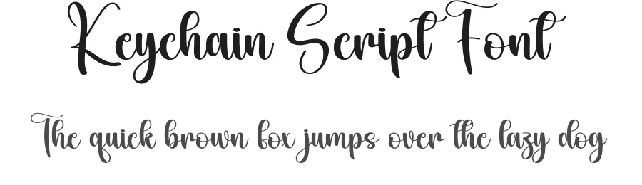 Keychain Script Font by creativeletter — Script Handwritten Font