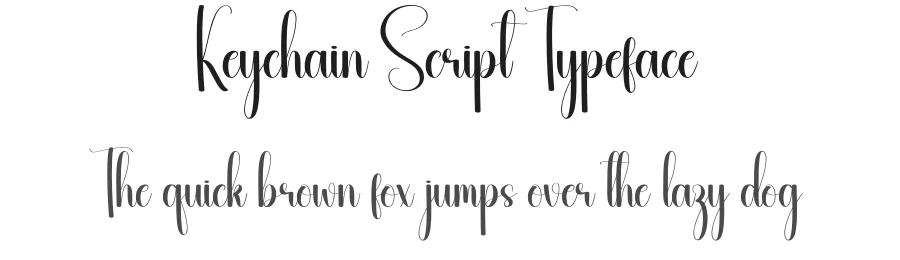 Keychain Script Typeface by andikastudio — Script Handwritten Font