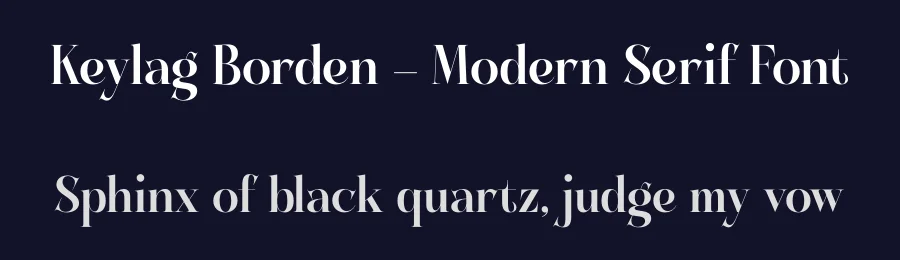 Keylag Borden – Modern Serif Font by timelesstype.co — Display Font — thumbnail 2