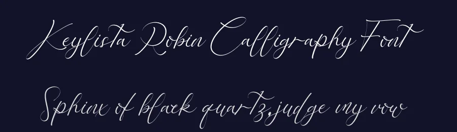Keylista Robin Calligraphy Font by letterenastudios — Script Handwritten Font — thumbnail 2