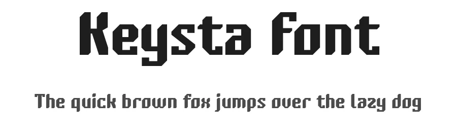 Keysta Font by Drizy — Display Font