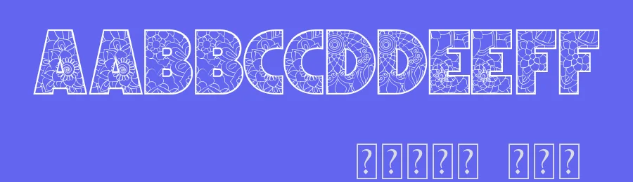 KEYZHA – Mandala Font by Mozarella — Display Font — thumbnail 3