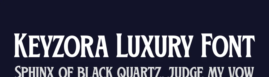 Keyzora Luxury Font by alit design — Display Font — thumbnail 2