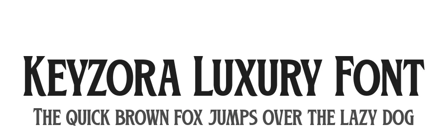 Keyzora Luxury Font by alit design — Display Font