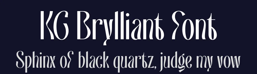 KG Brylliant Font by Krismagraph — Sans Serif Font — thumbnail 2