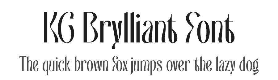 KG Brylliant Font by Krismagraph — Sans Serif Font