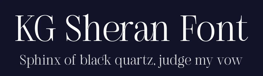 KG Sheran Font by Krismagraph — Serif Font — thumbnail 2