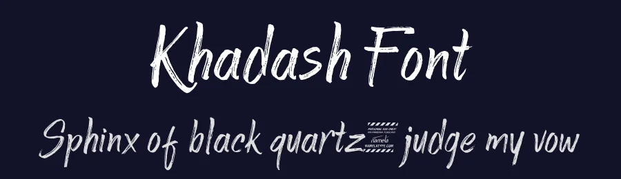Khadash Font by namelatype — Script Handwritten Font — thumbnail 2