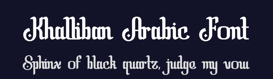 Khalliban Arabic Font by MaikoHatta — Script Handwritten Font — thumbnail 2