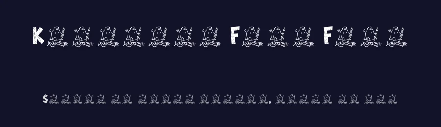 Kharvane Free Font by Letterlays — Display Font — thumbnail 2