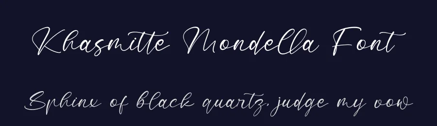 Khasmitte Mondella Font by letterfabric — Script Handwritten Font — thumbnail 2