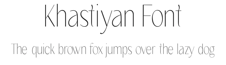 Khastiyan Font by Nia Typework — Display Font