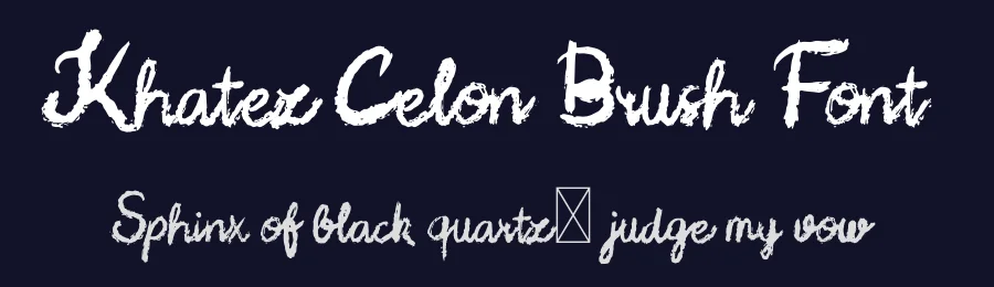 Khatez Celon Brush Font by Dhabee — Script Handwritten Font — thumbnail 2