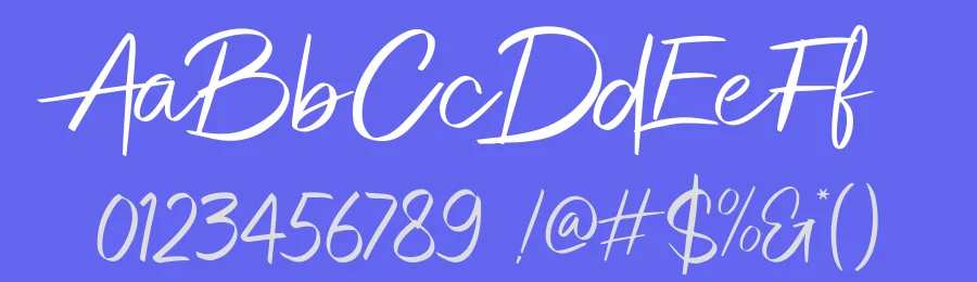 Khayla Exelent Font by Rachmad bagus f — Script Handwritten Font — thumbnail 3