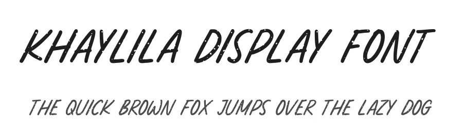 Khaylila Display Font by Allouse.Studio — Display Font