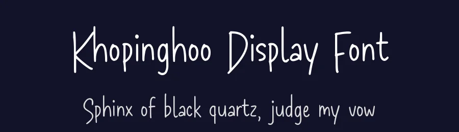 Khopinghoo Display Font by Allouse.Studio — Script Handwritten Font — thumbnail 2