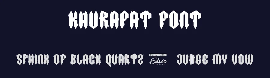 Khurafat Font by edricstudio — Blackletter Font — thumbnail 2