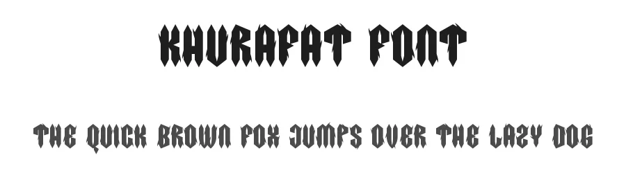 Khurafat Font by edricstudio — Blackletter Font