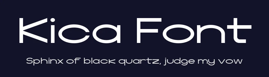 Kica Font by iframe design studio — Sans Serif Font — thumbnail 2