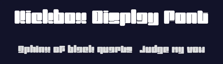Kickbox Display Font by Dharmas Studio — Decorative Font — thumbnail 2