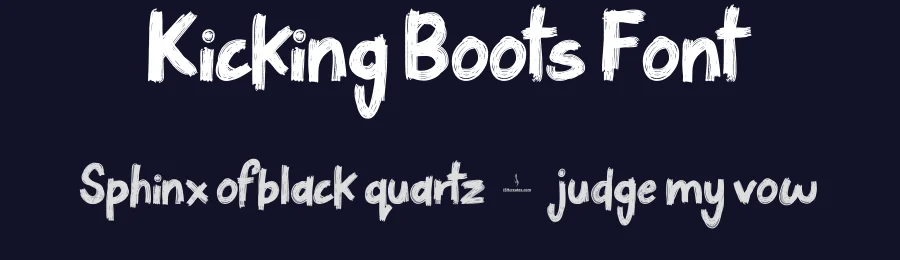 Kicking Boots Font by JSHcreates — Decorative Font — thumbnail 2