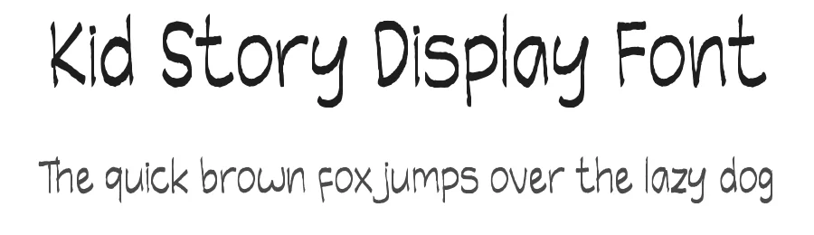 Kid Story Display Font by edricstudio — Display Font