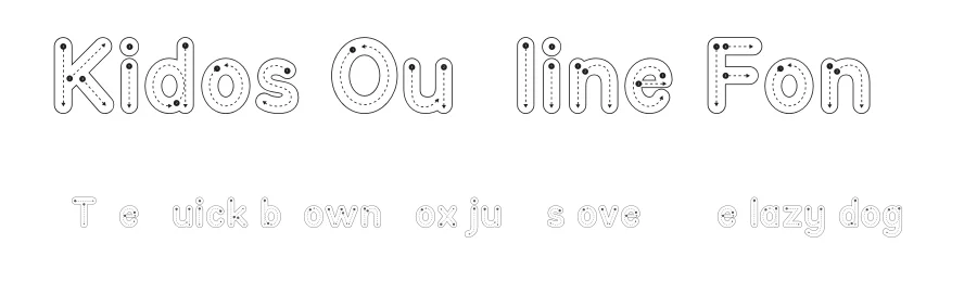 Kidos Outline Font by Imoodev — Decorative Font